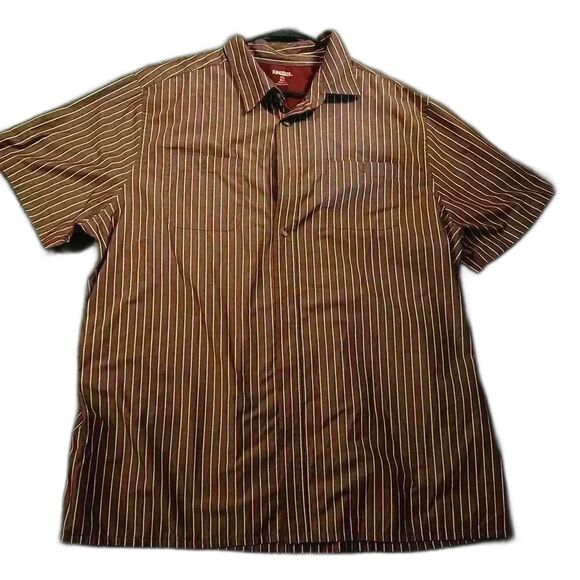 KingSize KingSize Men's Big & Tall Striped Short-Sleeve Sport Shirt - Picture 2 of 4
